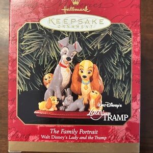 Hallmark Red and Gold Keepsake Ornament Box